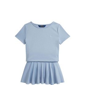 Ponte Boxy T-Shirt & Skort Two-Piece Set 2-5 Years