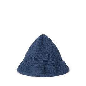 Polo Player Logo Crocheted Bucket Hat
