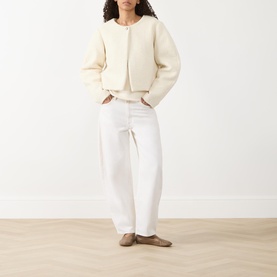 Boucl&eacute; Woven Blazer