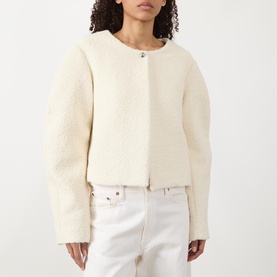 Boucl&eacute; Woven Blazer