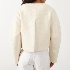 Boucl&eacute; Woven Blazer