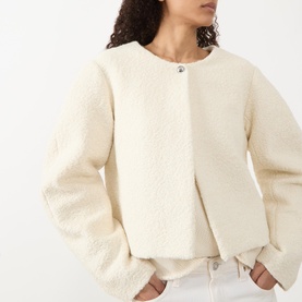 Boucl&eacute; Woven Blazer
