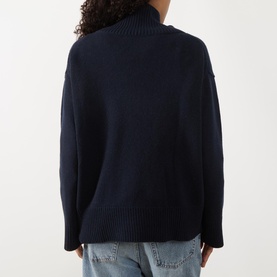 Boyfriend Turtleneck Cashmere Sweater