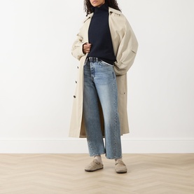 Boyfriend Turtleneck Cashmere Sweater
