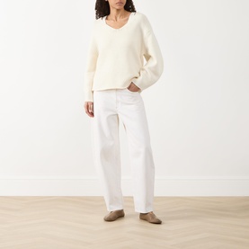 Puff Sleeve Oversized Cashmere Sweater