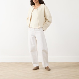 Puff Sleeve Oversized Cashmere Sweater