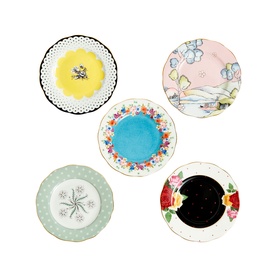 100 Years 1920-1960 Five-Piece Plate Set 20cm
