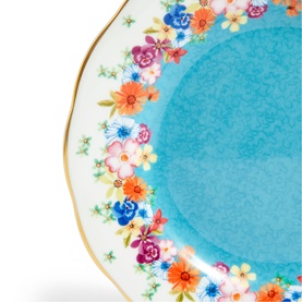 100 Years Florence 1940 Three-Piece Teacup, Saucer & Plate Set
