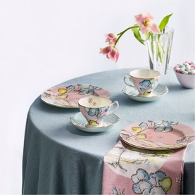 100 Years Enchantment 1930 Three-Piece Teacup, Saucer & Plate Set