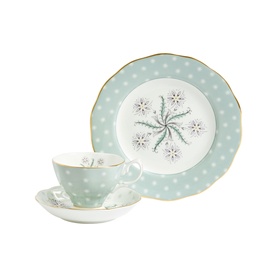 100 Years Jubilee 1950 Three-Piece Teacup, Saucer & Plate Set