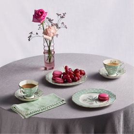 100 Years Jubilee 1950 Three-Piece Teacup, Saucer & Plate Set