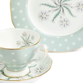 100 Years Jubilee 1950 Three-Piece Teacup, Saucer & Plate Set