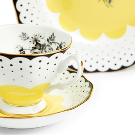 100 Years Wanda 1920 Three-Piece Teacup, Saucer & Plate Set