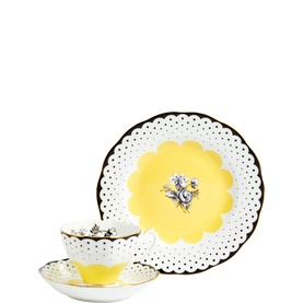 100 Years Wanda 1920 Three-Piece Teacup, Saucer & Plate Set