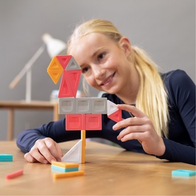 Pro Magnetic Tiles Constructor 70-Piece Set