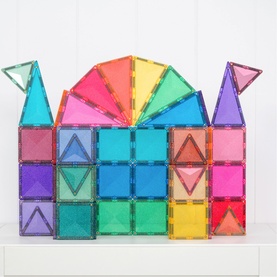 Magnetic Tiles Glitter Castle 48-Piece Pack