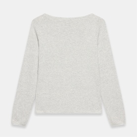 Button Detail Fine Knit Sweatshirt