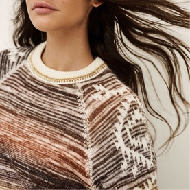 Clodie Patterned Sweater