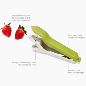Tweezy&trade; 2-in-1 Pitter & Huller