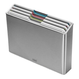 Folio&trade; Steel Four-Piece Chopping Board & Case Set