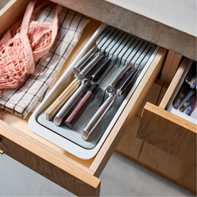 DrawerStore&trade; Two-Tier Knife Organiser