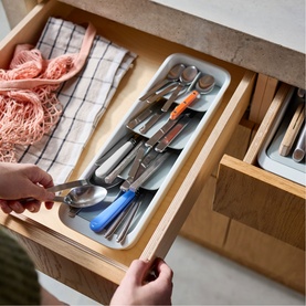 DrawerStore&trade; Tiered Cutlery Organiser