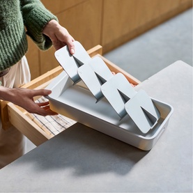 DrawerStore&trade; Large Tiered Cutlery Organiser
