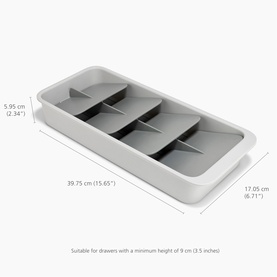 DrawerStore&trade; Large Tiered Cutlery Organiser