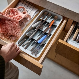 DrawerStore&trade; Large Tiered Cutlery Organiser