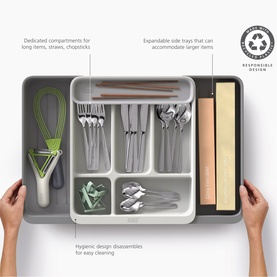 DrawerStore&trade; Expanding Cutlery Organiser