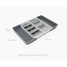 DrawerStore&trade; Tiered Cutlery Tray & Knife Organiser