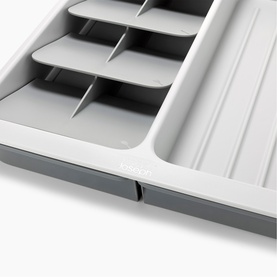 DrawerStore&trade; Expanding Tiered Cutlery, Utensil, & Gadget Tray