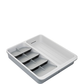 DrawerStore&trade; Expanding Tiered Cutlery, Utensil, & Gadget Tray