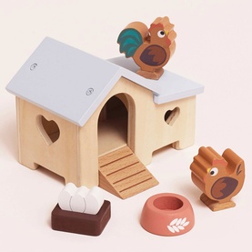 Chicken Coop Wooden Playset