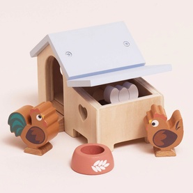Chicken Coop Wooden Playset