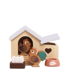Chicken Coop Wooden Playset