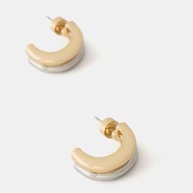 Curve Hoop Earrings