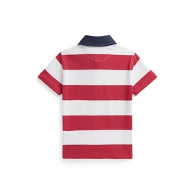 Polo Player Logo Striped Rugby Shirt 2-7 Years