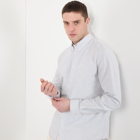 Greg Pinstripe Casual Shirt