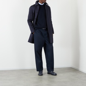 Wide Rib Collared Sweater