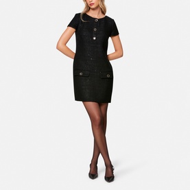 Anouska Boucl&eacute; Mini Dress
