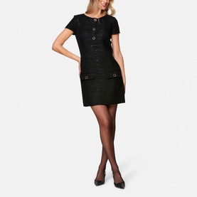 Anouska Boucl&eacute; Mini Dress