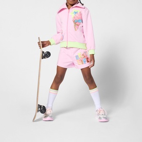 Sequin Embellished Zip Sweatshirt