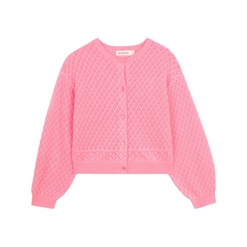 Openwork Knitted Cardigan