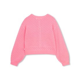 Openwork Knitted Cardigan