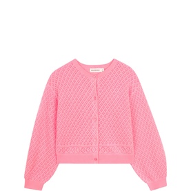 Openwork Knitted Cardigan