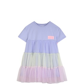 Logo Tulle T-Shirt Dress