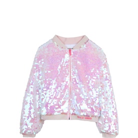 Sequin Bomber Jacket
