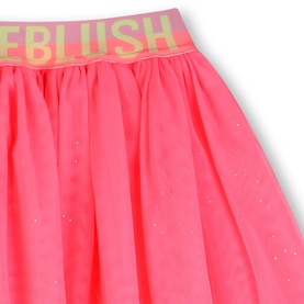Tape Logo Embellished Mini Skirt