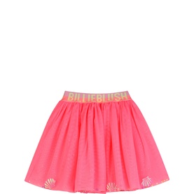 Tape Logo Embellished Mini Skirt